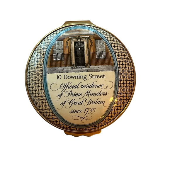 Halcyon Days Enamel Box- 10 Downing Street - Picture 2 of 10